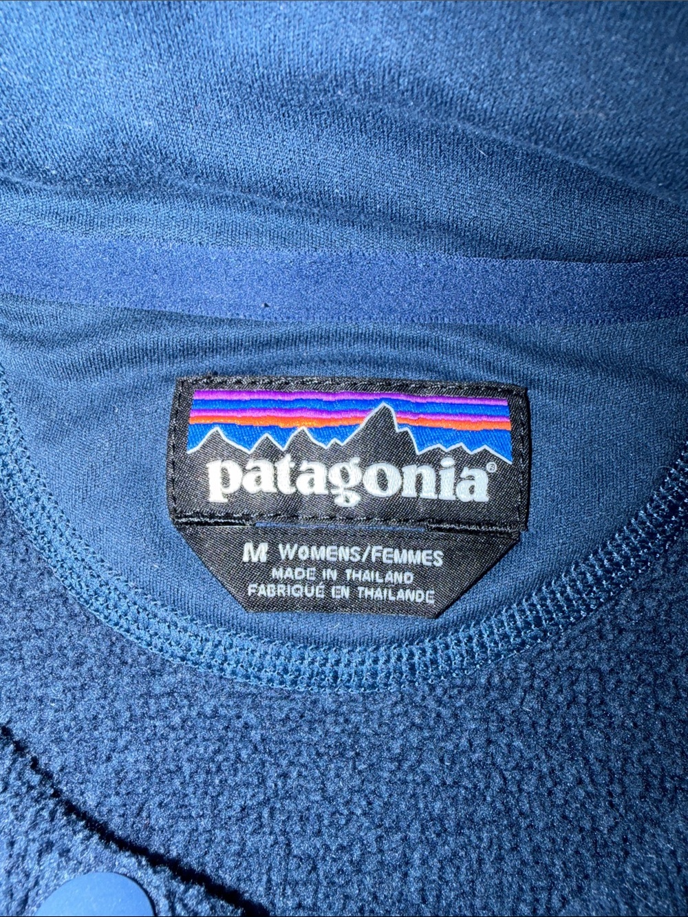 Patagonia Blue Four Snap-T Pullover Sweater - Picture 2 of 7